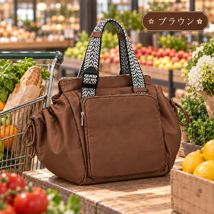 【本日限定30%OFF】見た目以上にたっぷり入る大容量バッグ