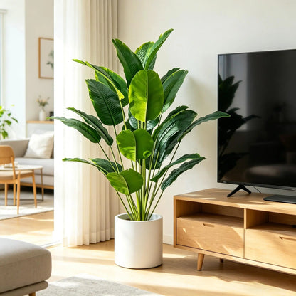 Green ストレリチア｜大きな葉が映える人工観葉植物【67〜112cm】