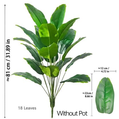 Green ストレリチア｜大きな葉が映える人工観葉植物【67〜112cm】