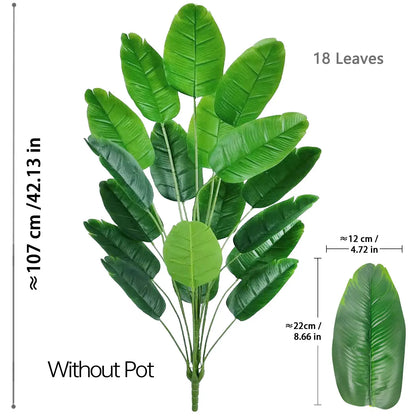 Green ストレリチア｜大きな葉が映える人工観葉植物【67〜112cm】